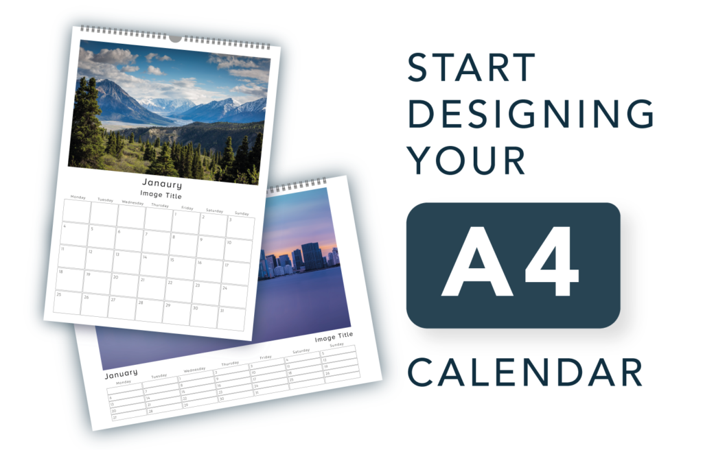 Choose your A4 calendar template